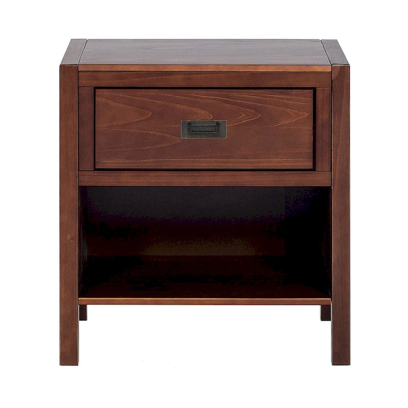 Table de chevet moderne 1 tiroir en bois massif