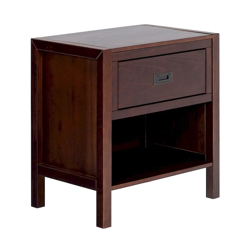 Table de chevet moderne 1 tiroir en bois massif