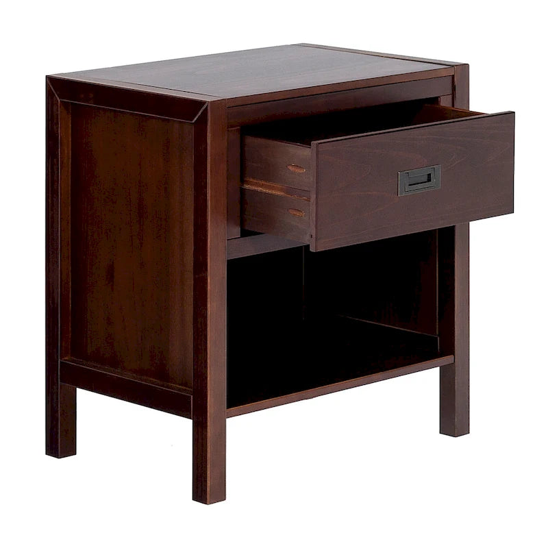 Table de chevet moderne 1 tiroir en bois massif