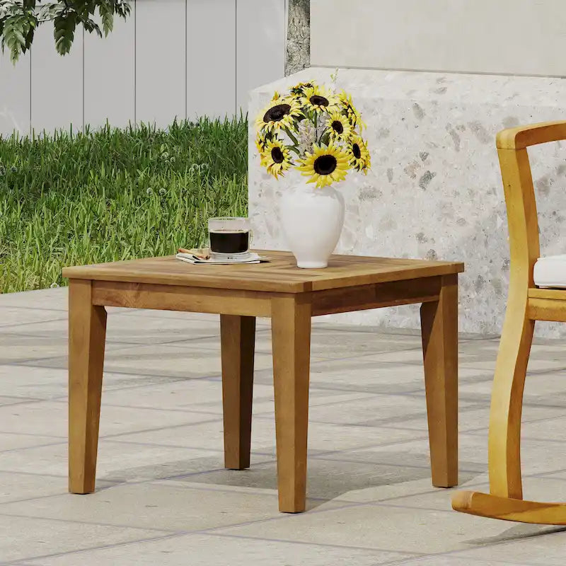 Table d'appoint Hampton Wood en acacia naturel