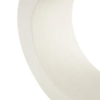Console en bois en forme de C - Blanc - Décor Roche River - 12L x 44P x 25H