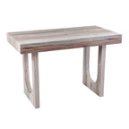 Bureau Chadwick contemporain en similicuir marron
