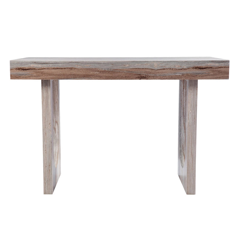 Bureau Chadwick contemporain en similicuir marron
