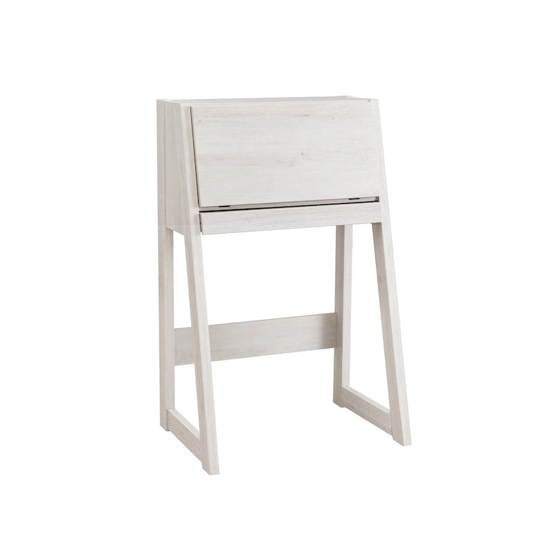Bureau informatique compact contemporain en bois de 26 pouces
