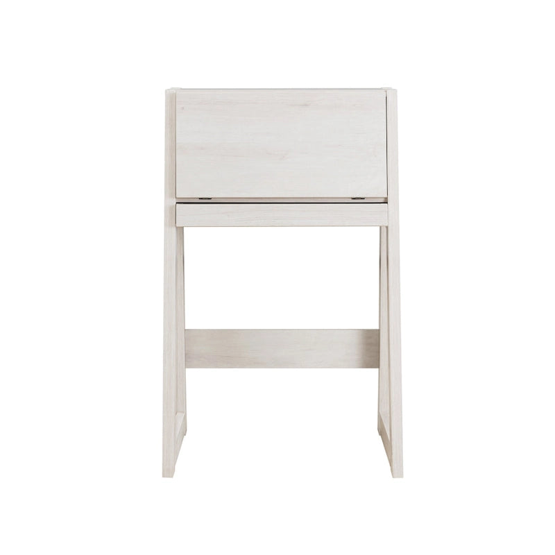 Bureau informatique compact contemporain en bois de 26 pouces