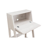Bureau informatique compact contemporain en bois de 26 pouces