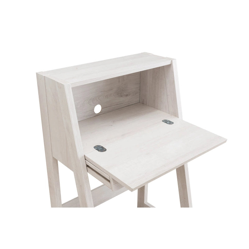 Bureau informatique compact contemporain en bois de 26 pouces