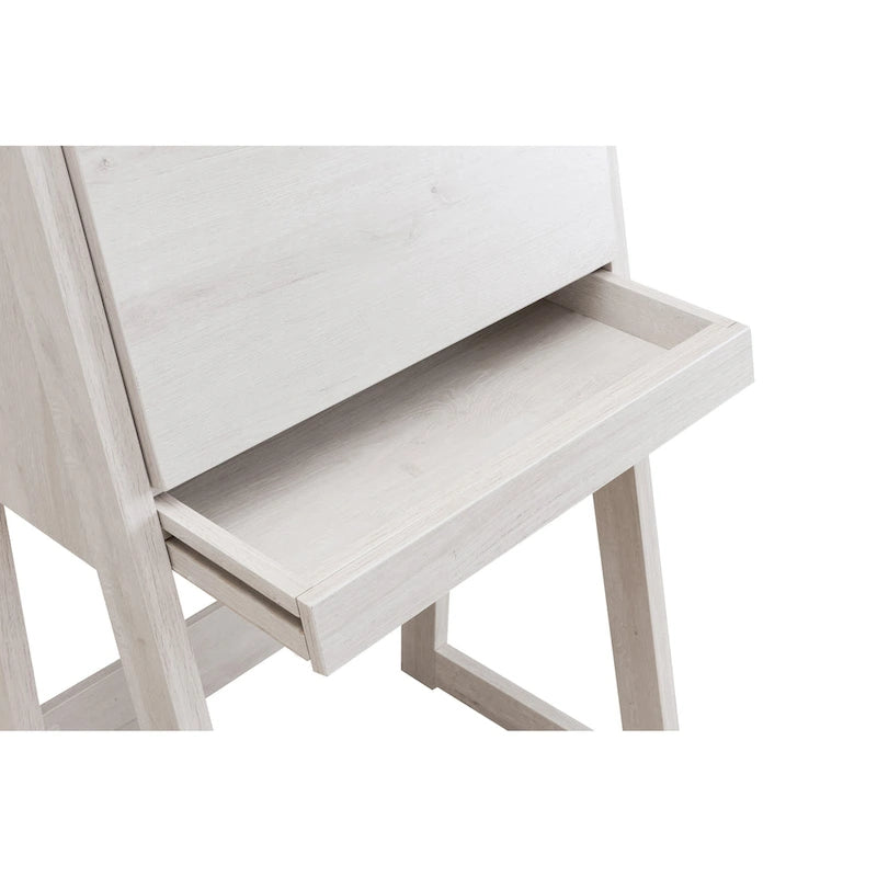 Bureau informatique compact contemporain en bois de 26 pouces