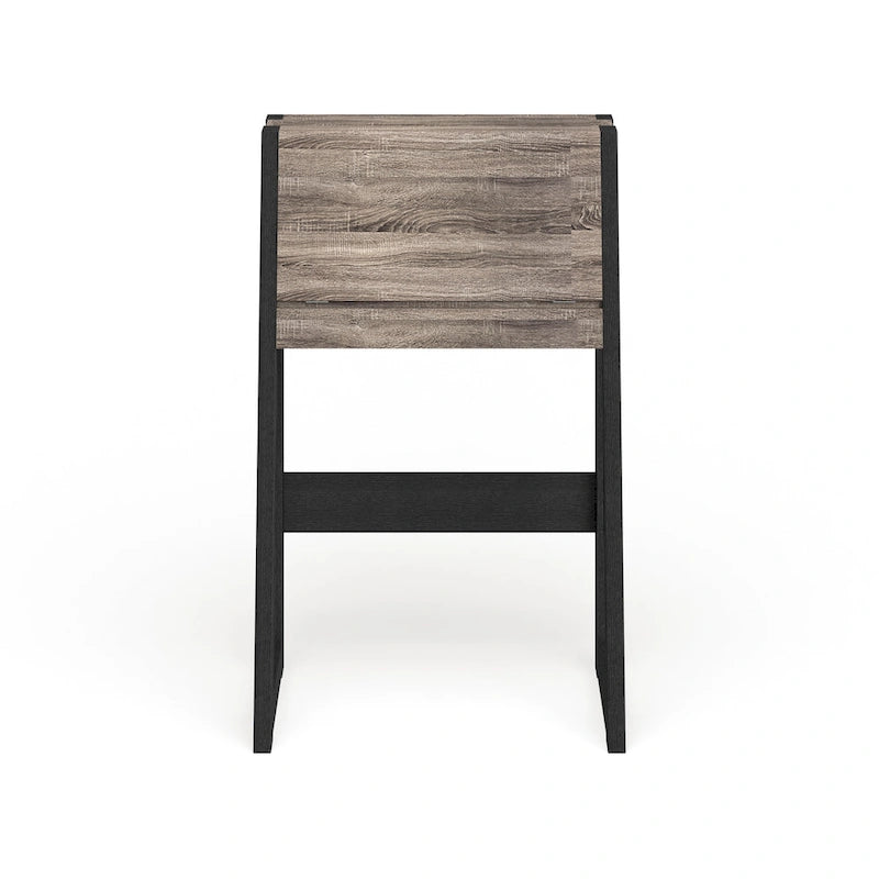 Bureau informatique compact contemporain en bois de 26 pouces