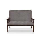 Banc Loveseat en Faux Cuir Contemporain