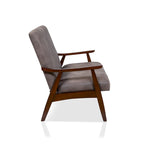 Banc Loveseat en Faux Cuir Contemporain