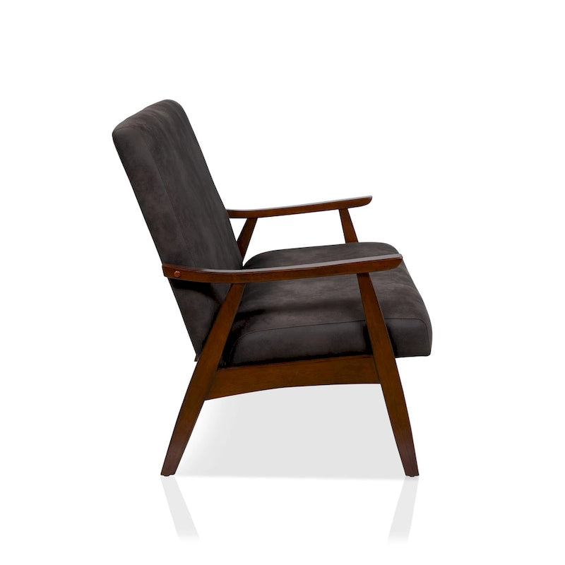 Banc Loveseat en Faux Cuir Contemporain