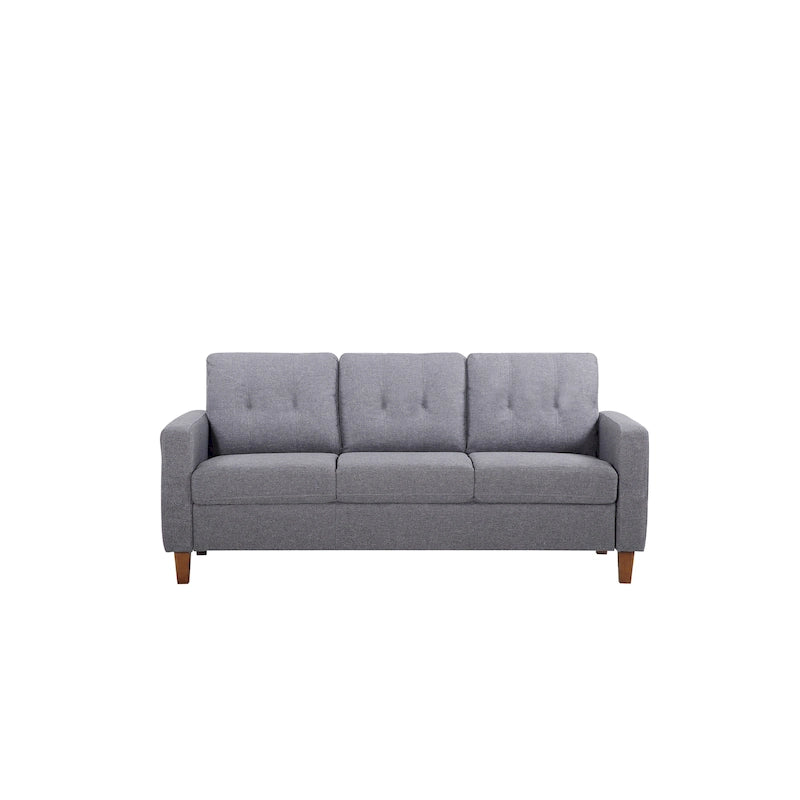 Canapé rembourré capitonné Rossetti Mid-Century