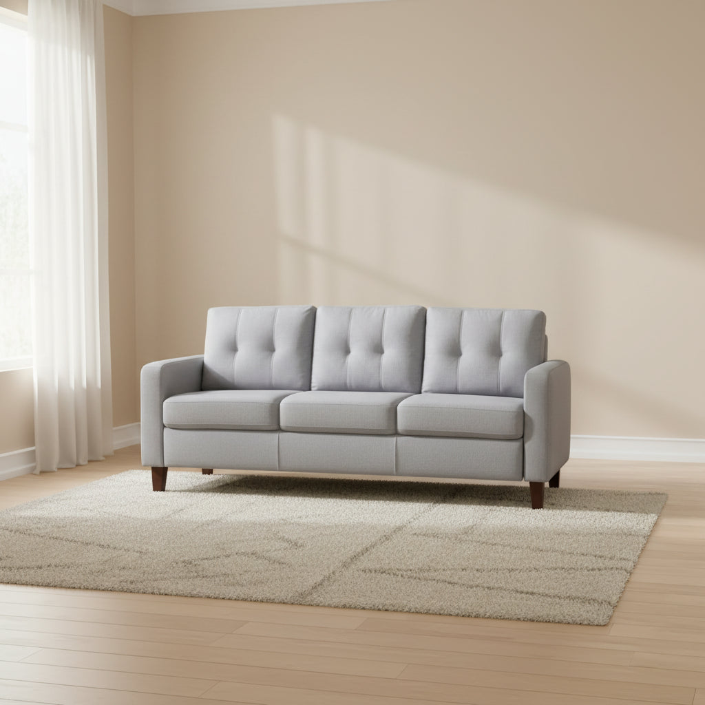 Rossetti Mid-Century Tufted Upholstered Sofa
