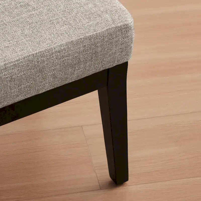 Fauteuil et repose-pieds en tissu bouclé de style Mid-Century Modern pour salon, chambre à coucher