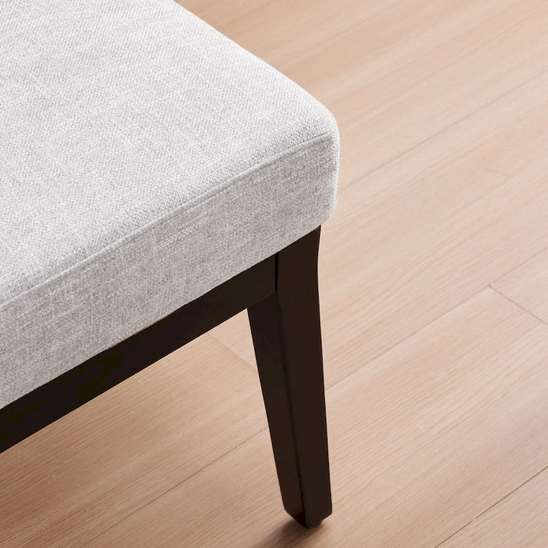 Fauteuil et repose-pieds en tissu bouclé de style Mid-Century Modern pour salon, chambre à coucher