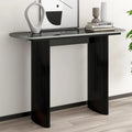 Console en marbre avec base cannelée