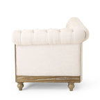 Canapé d'angle Chesterfield capitonné 7 places