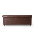 Canapé d'angle Chesterfield capitonné 7 places