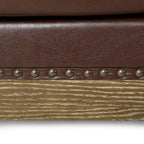 Canapé d'angle Chesterfield capitonné 7 places