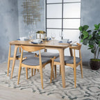 Ensemble de salle à manger 5 pièces de style Mid-Century (table et chaises)