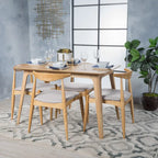 Ensemble de salle à manger 5 pièces de style Mid-Century (table et chaises)