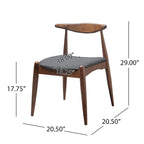 Ensemble de salle à manger 5 pièces de style Mid-Century (table et chaises)