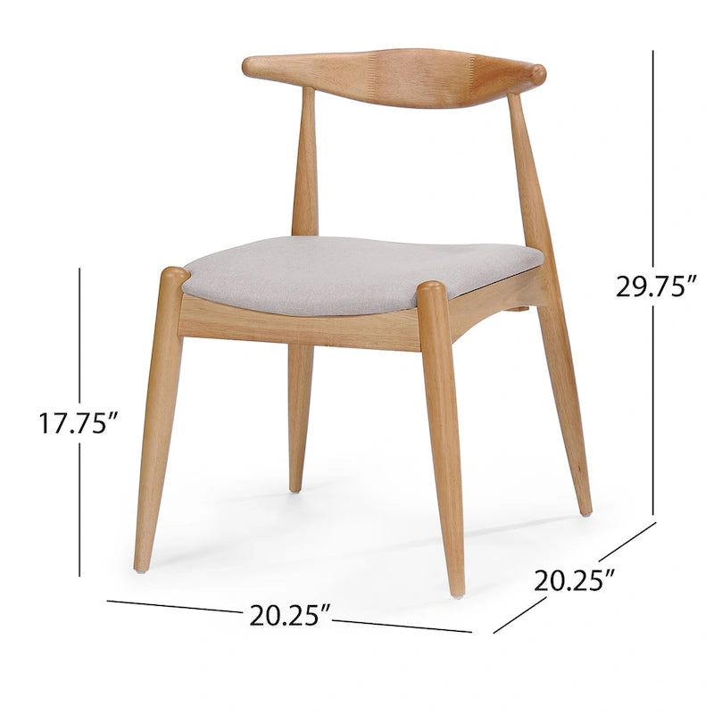 Ensemble de salle à manger 5 pièces de style Mid-Century (table et chaises)