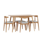 Ensemble de salle à manger 5 pièces de style Mid-Century (table et chaises)
