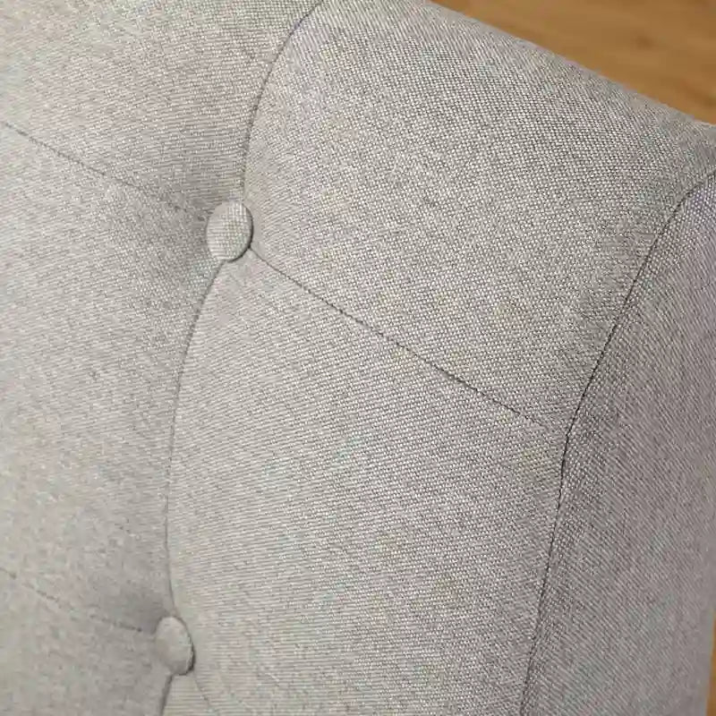 Fauteuil d'angle d'appoint en tissu et bois