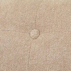 Fauteuil d'angle d'appoint en tissu et bois