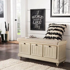 Banc de rangement Granger avec coussin en lin par iNSPIRE Q Classic