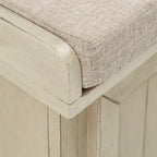 Banc de rangement Granger avec coussin en lin par iNSPIRE Q Classic
