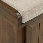 Banc de rangement Granger avec coussin en lin par iNSPIRE Q Classic