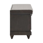 Banc de rangement Granger avec coussin en lin par iNSPIRE Q Classic