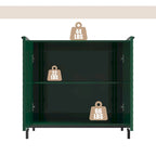 Bahut d'appoint de rangement moderne et brillant