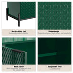 Bahut d'appoint de rangement moderne et brillant