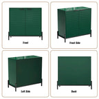 Bahut d'appoint de rangement moderne et brillant