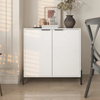 Bahut d'appoint de rangement moderne et brillant