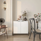 Bahut d'appoint de rangement moderne et brillant