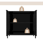 Bahut d'appoint de rangement moderne et brillant