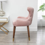 Fauteuil d'appoint en velours Mid-Century Modern