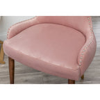 Fauteuil d'appoint en velours Mid-Century Modern