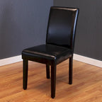 Chaise de salle à manger en similicuir