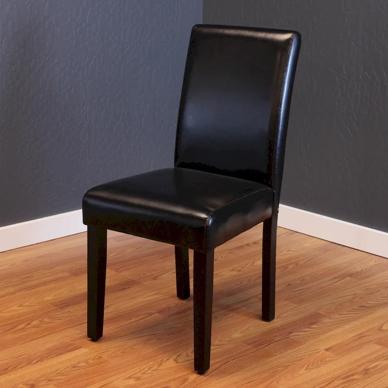 Chaise de salle à manger en similicuir