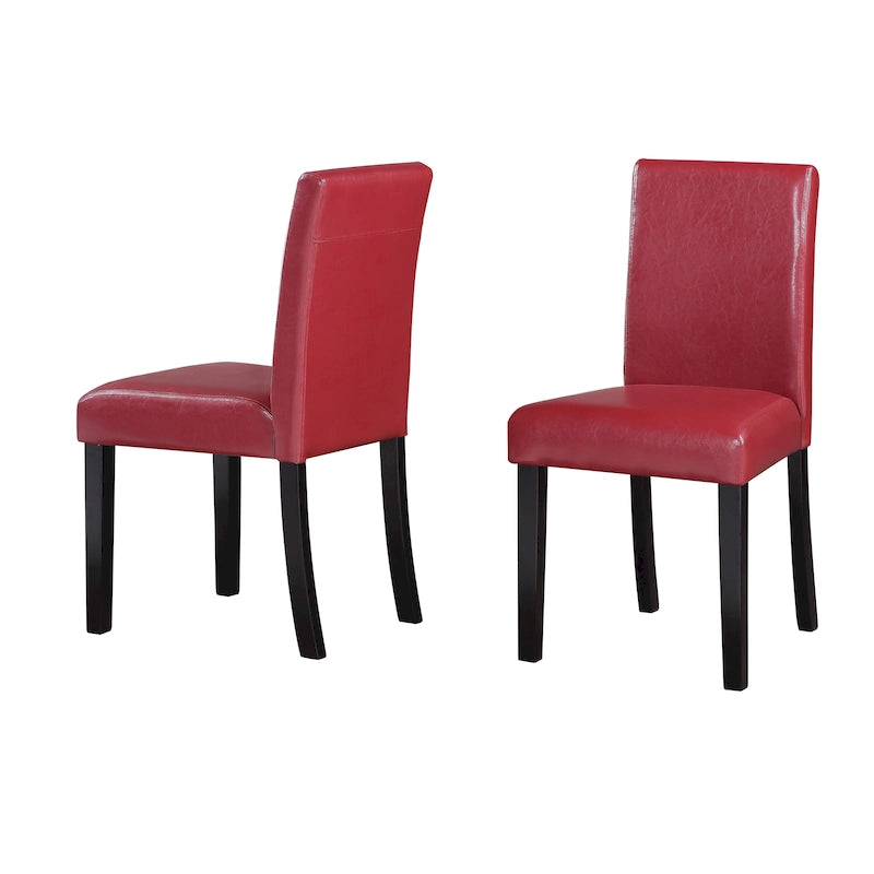 Chaise de salle à manger en similicuir