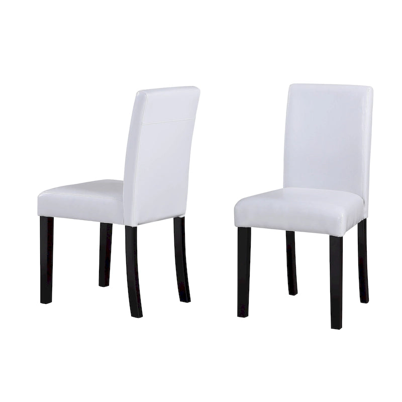 Chaise de salle à manger en similicuir