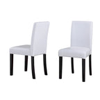 Chaise de salle à manger en similicuir