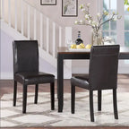 Chaise de salle à manger en similicuir