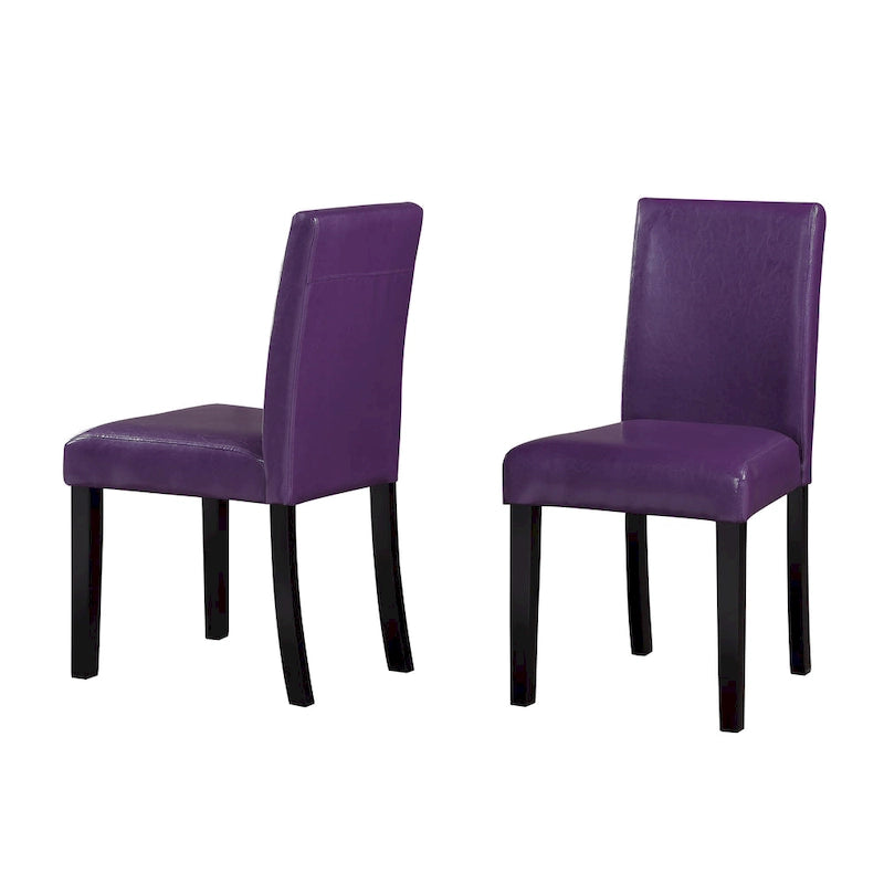 Chaise de salle à manger en similicuir